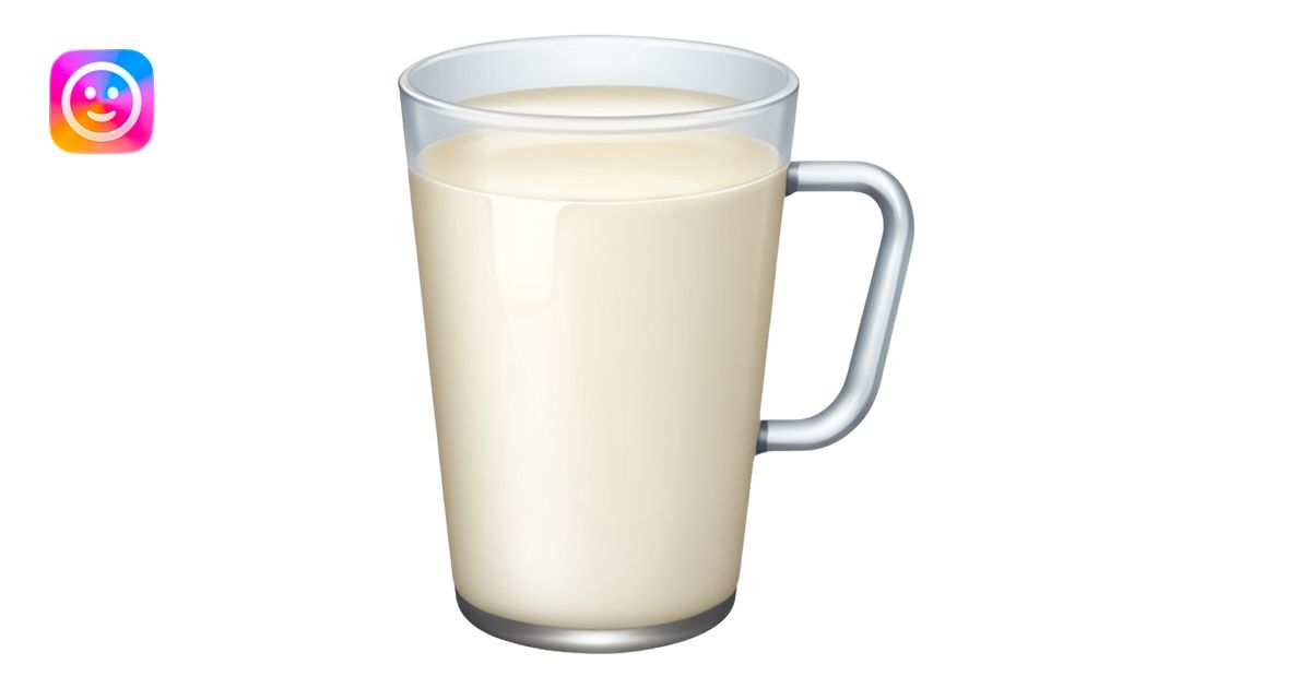 Cup of milk emoji | AI Emoji Generator