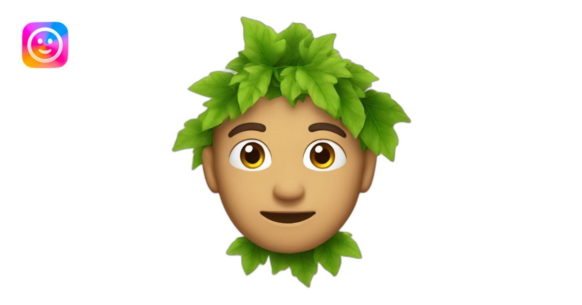 Leafy emoji | AI Emoji Generator