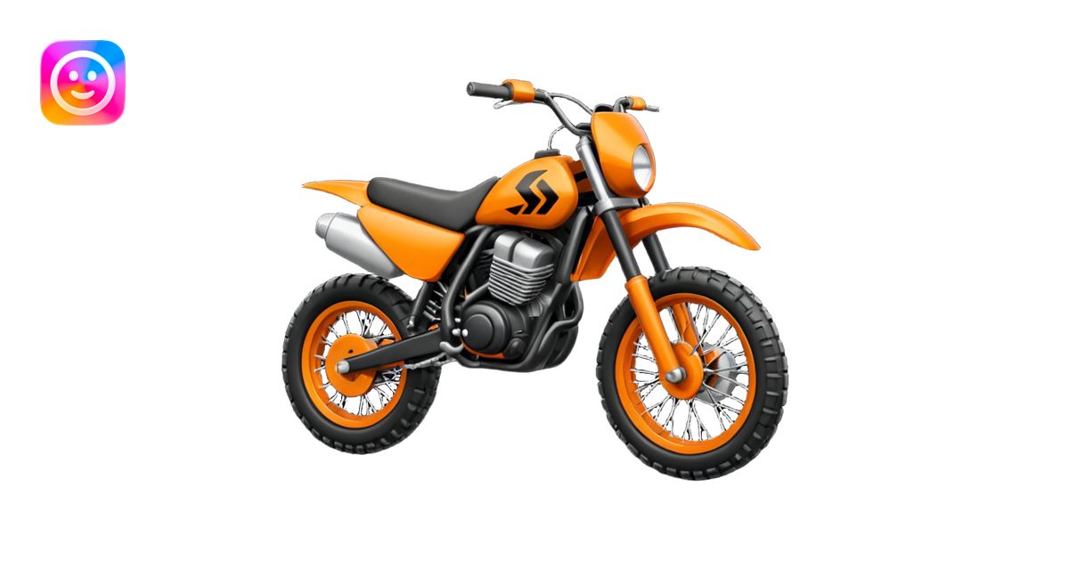 Dirtbike emoji | AI Emoji Generator