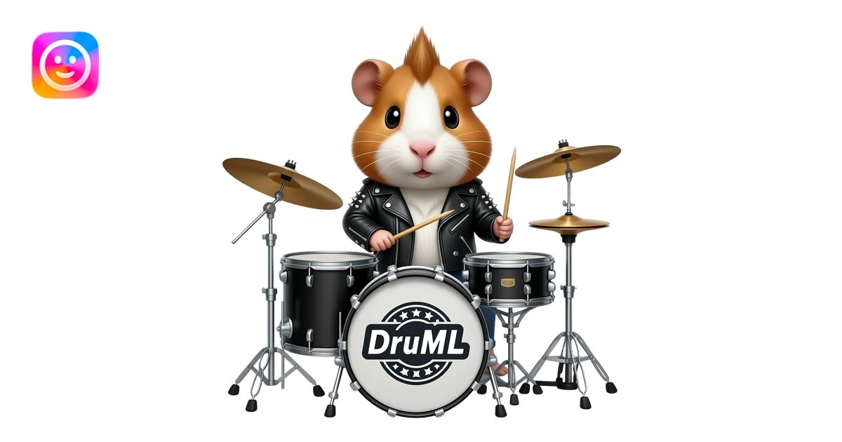 Guinea pig with Mohawk hair cut wearing leather jacket with studs ...