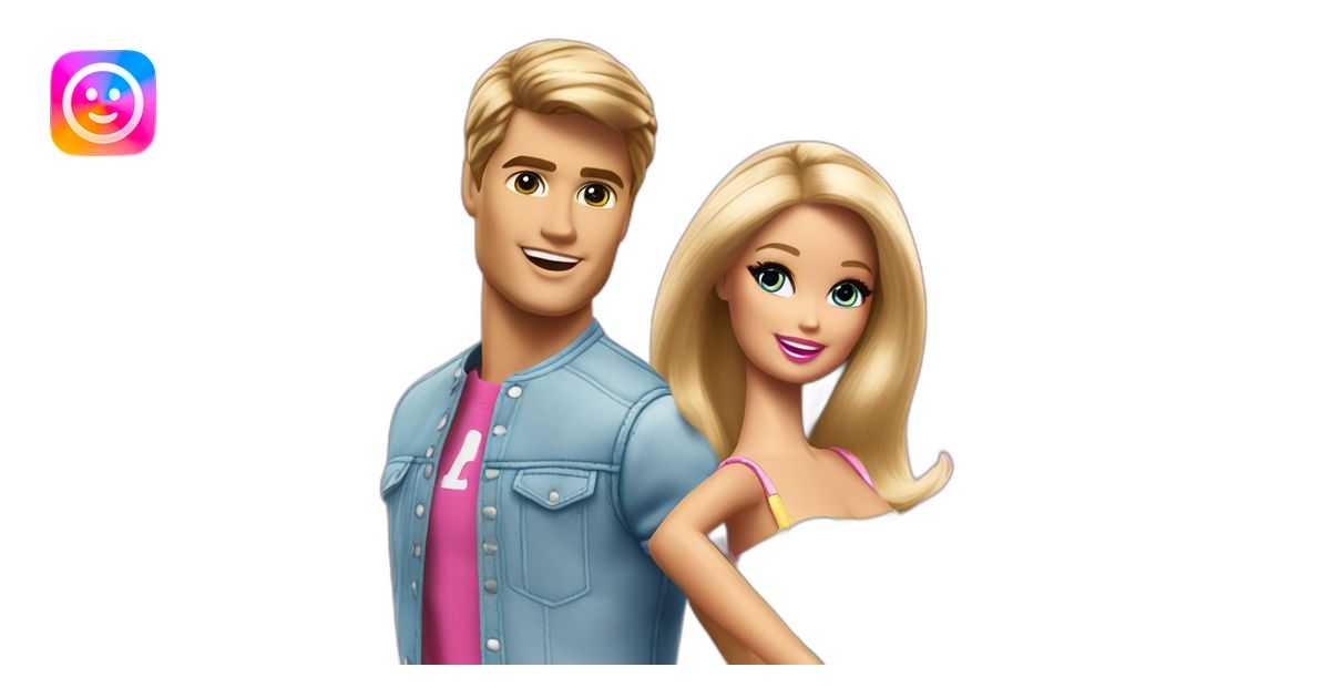 barbie et ken danse la macarena emoji | AI Emoji Generator