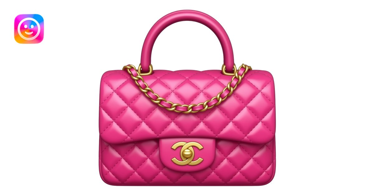 bright pink chanel bag emoji | AI Emoji Generator