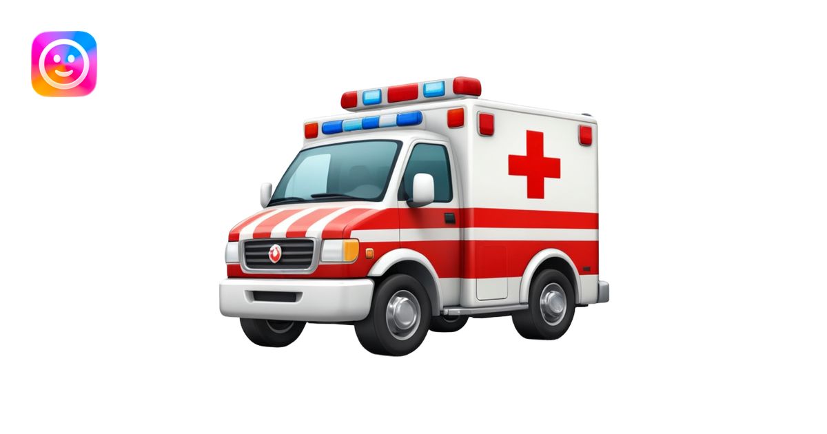 ambulance emoji | AI Emoji Generator