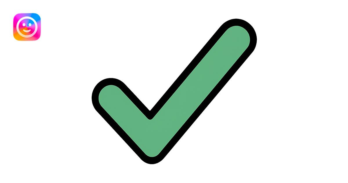 checkmark icon | AI Emoji Generator