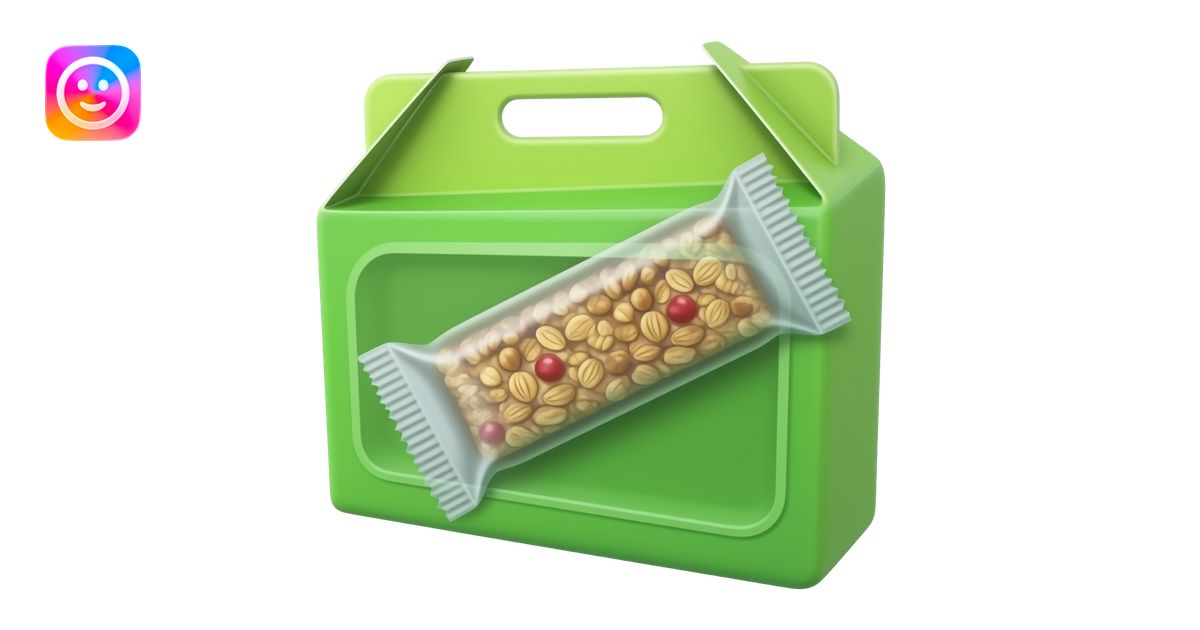 wide rectangular paper green box with label with image of healthy ...