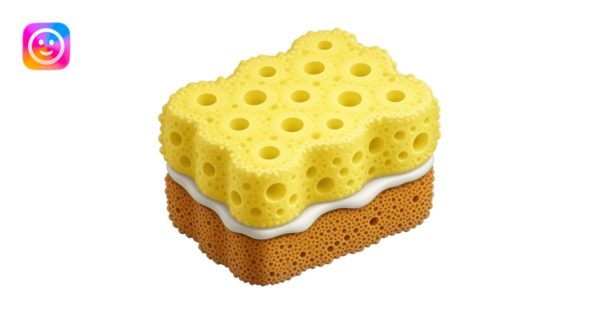 Sponge emoji | AI Emoji Generator