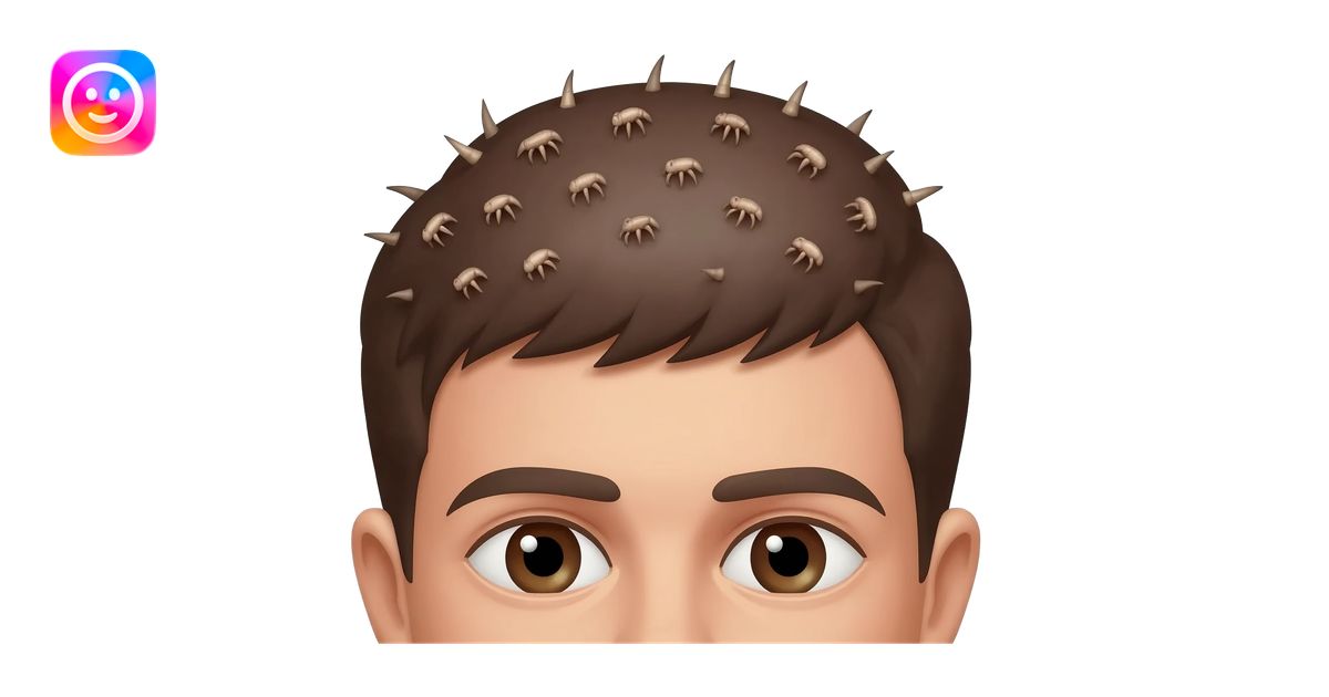 Lice on head emoji emoji | AI Emoji Generator