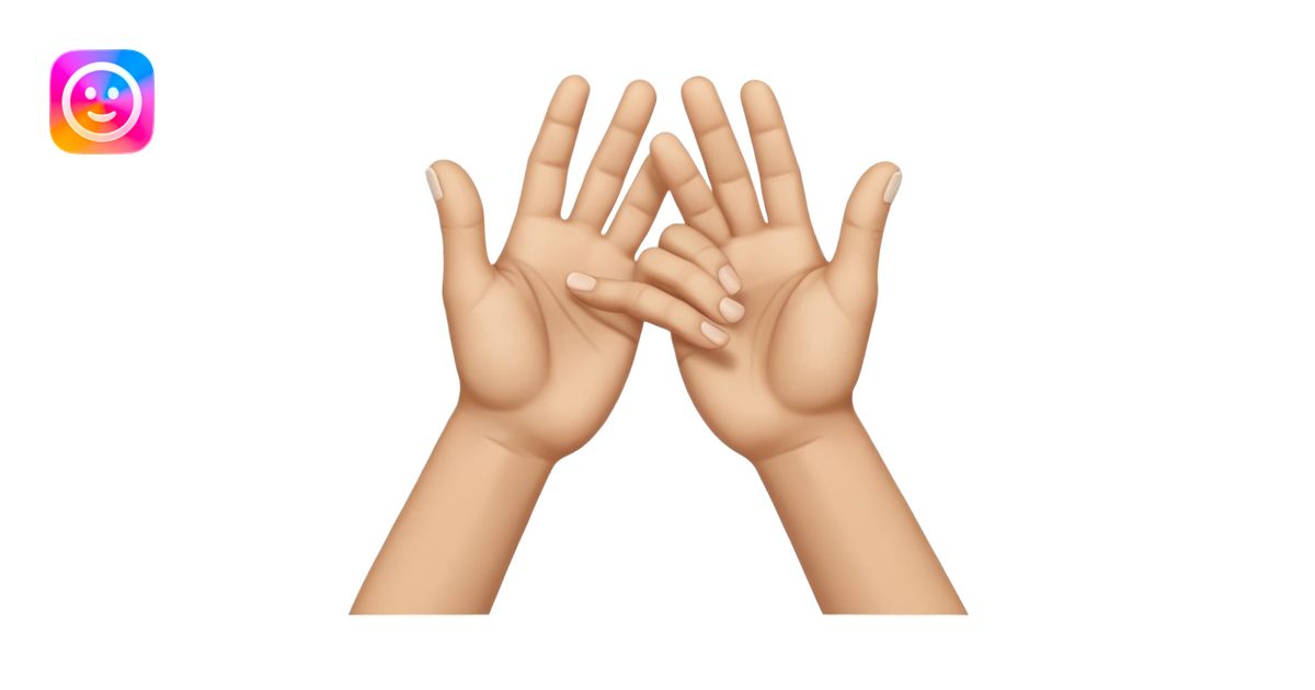 a pair of hands cracking their knuckles, by interlacing fingers ...