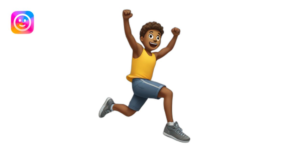 jump emoji | AI Emoji Generator