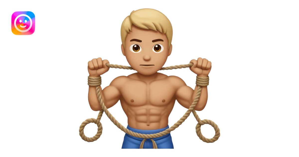 emoji person pulling a rope in tug of war emoji | AI Emoji Generator