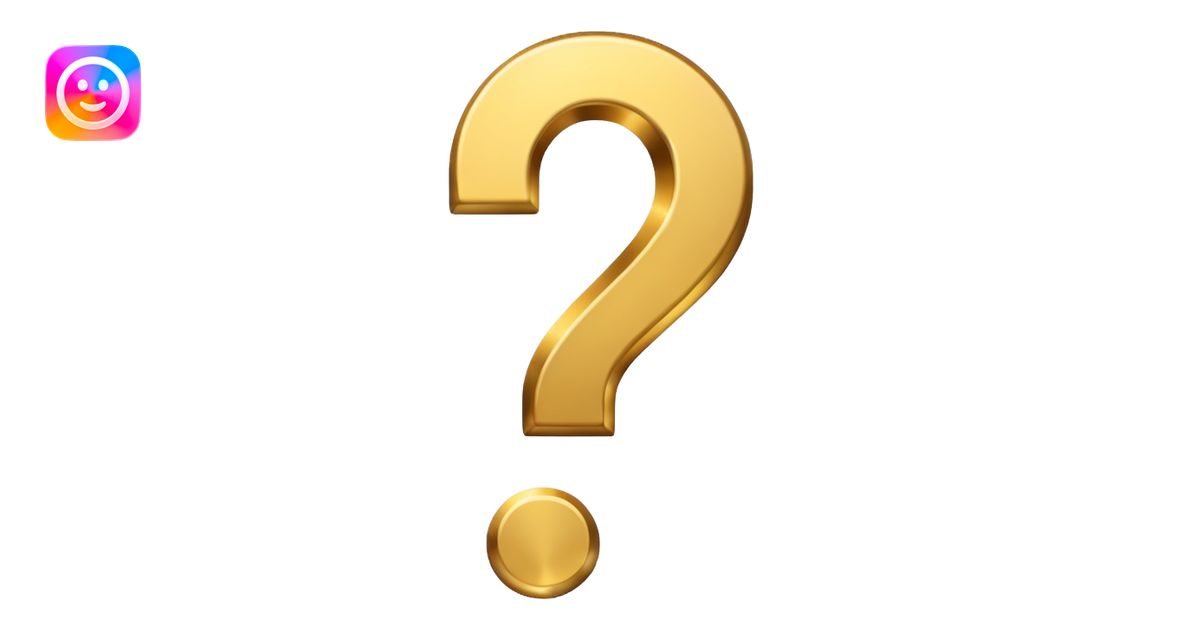 Question mark emoji | AI Emoji Generator