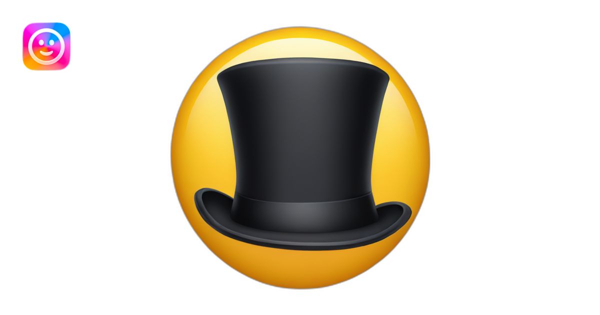 top hat emoji | AI Emoji Generator