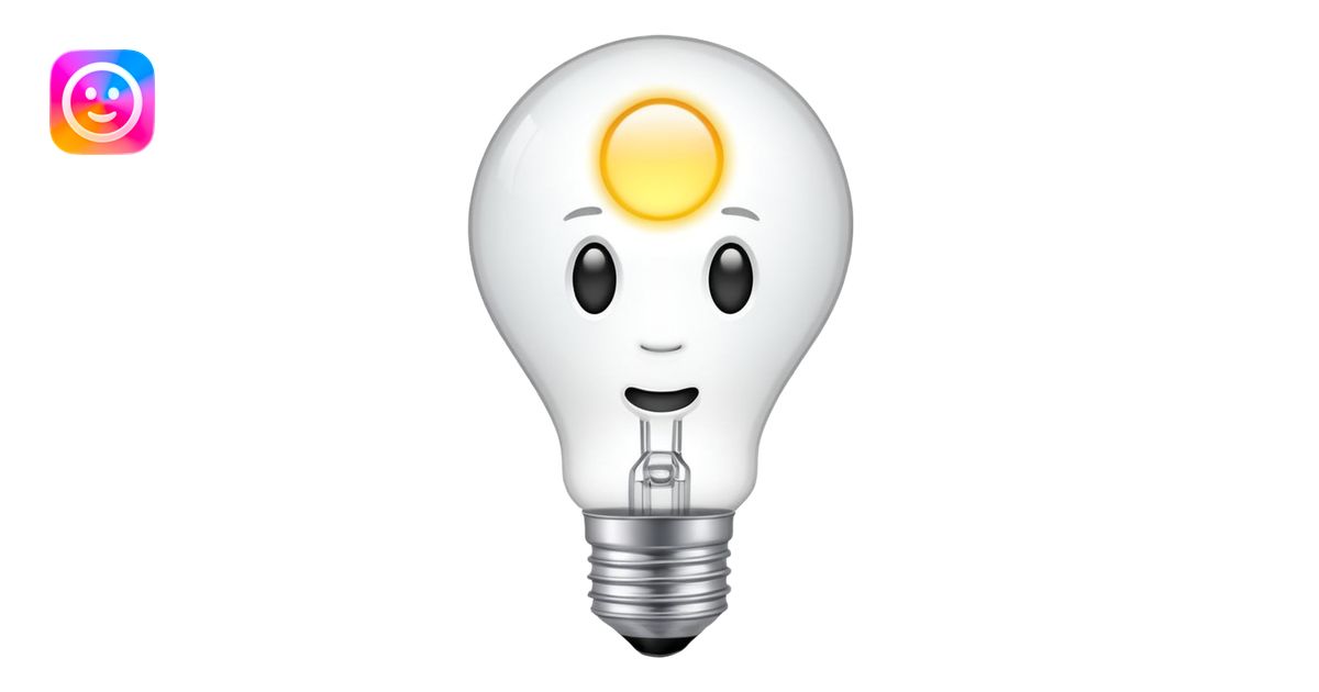 Led Light Bulb emoji | AI Emoji Generator