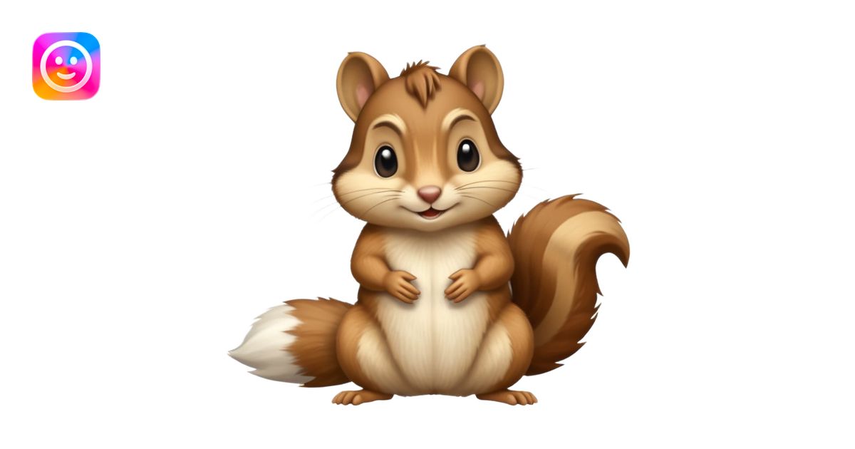 Chipmunk emoji | AI Emoji Generator