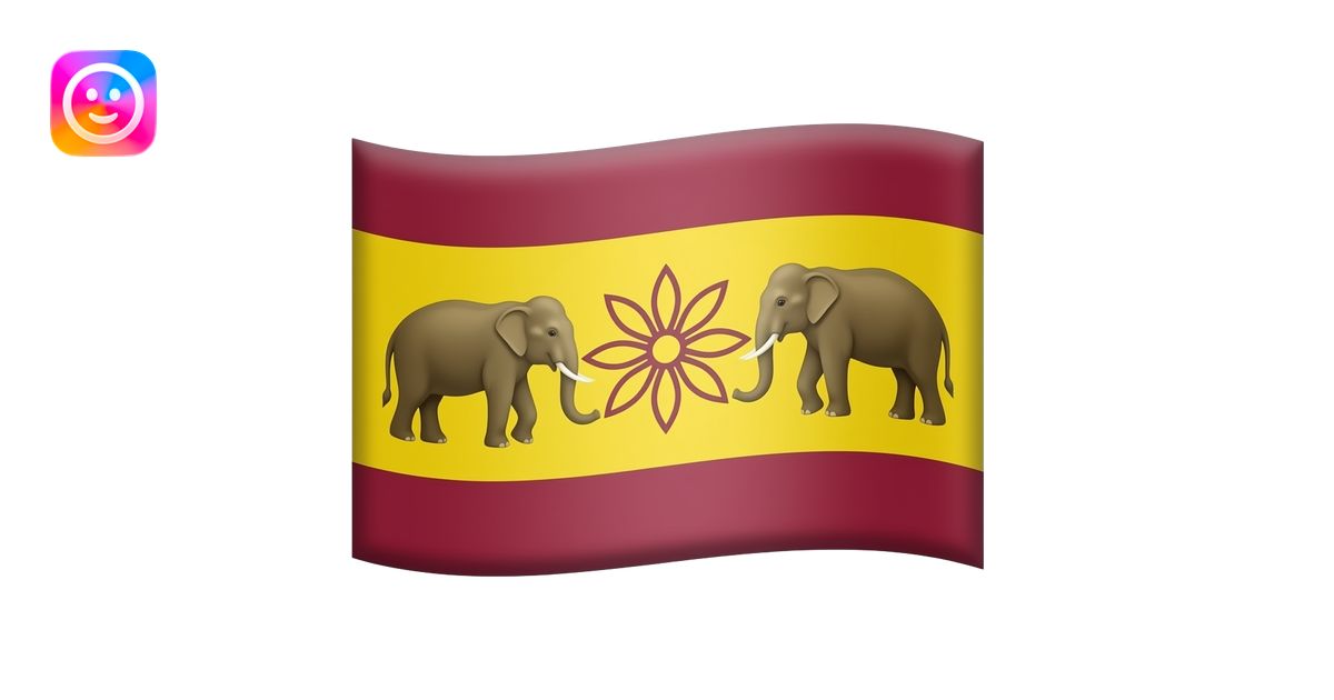 The TVK (Tamilaga Vettri Kazhagam) flag features a striking color ...
