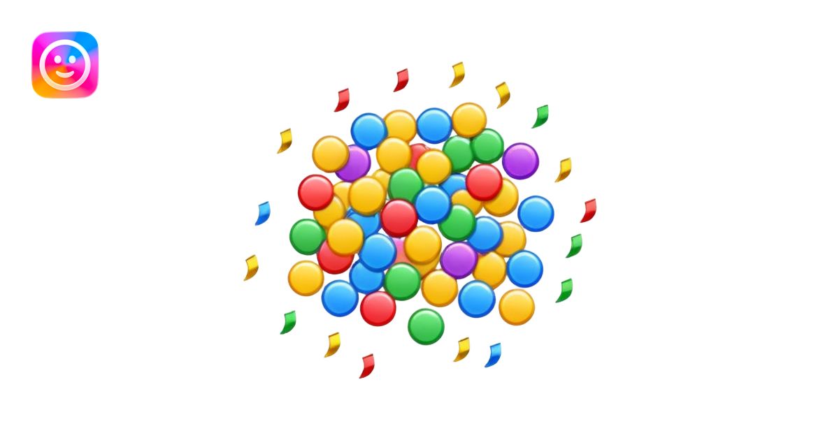 confetti emoji | AI Emoji Generator