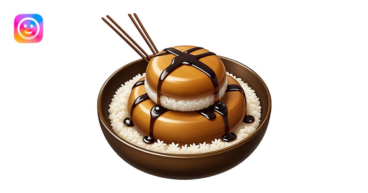 Just Mitarashi dango with shiny soy sauce glaze drizzled over white ...
