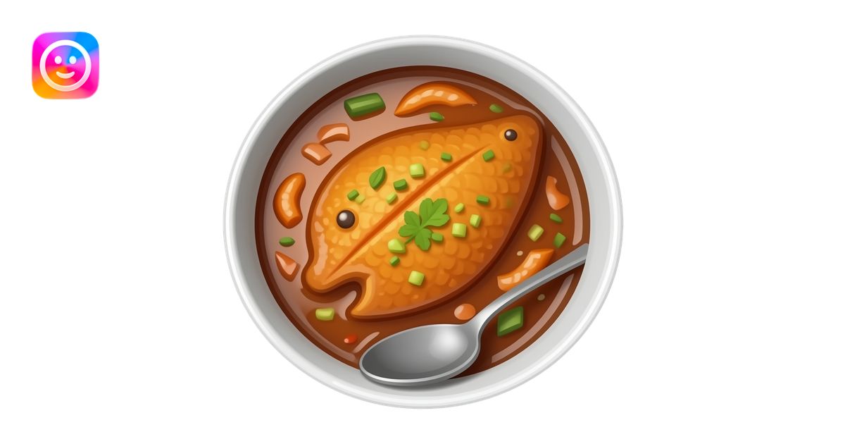 Spicy Fish Dish emoji | AI Emoji Generator