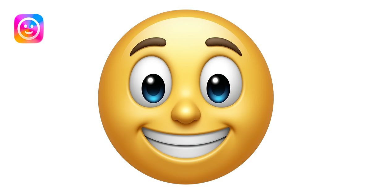 Normal emoji with flared nostrils and both eyebrows up and tilted in ...