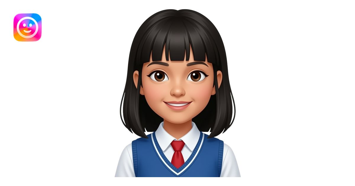 filipina schoolgirl emoji | AI Emoji Generator