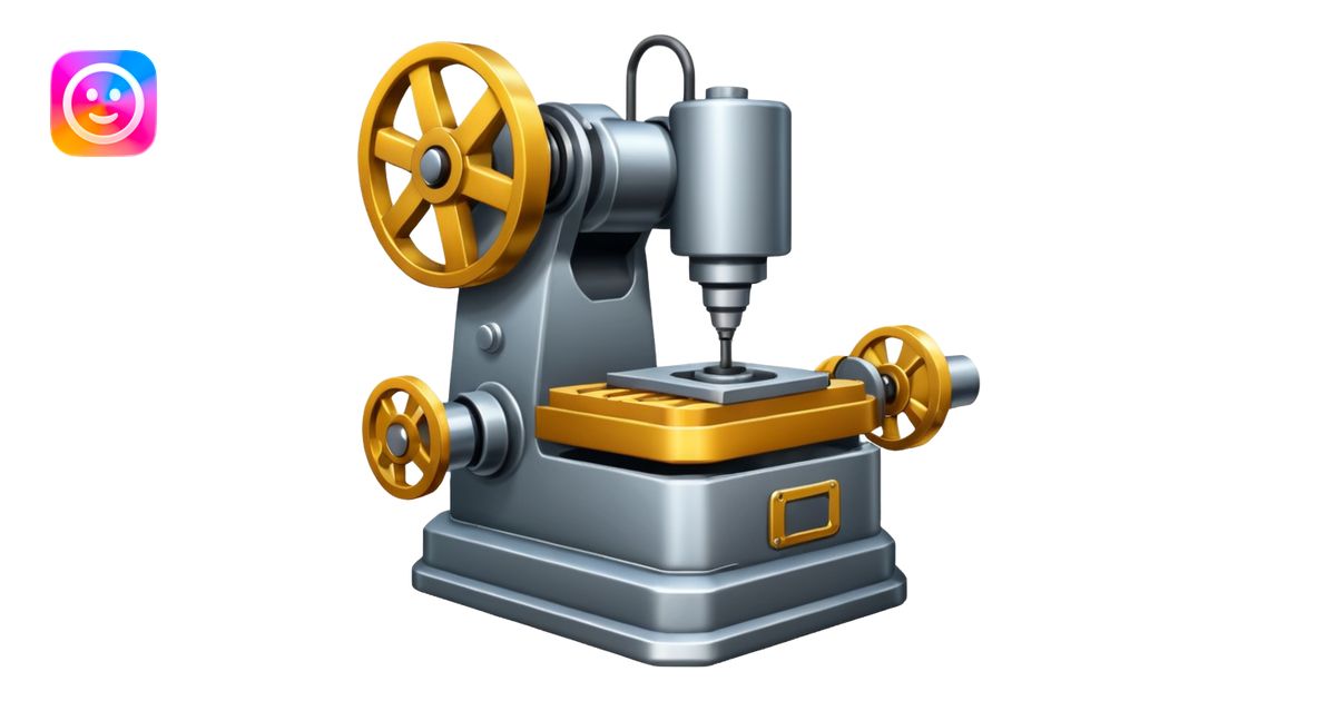 Machine tool emoji | AI Emoji Generator