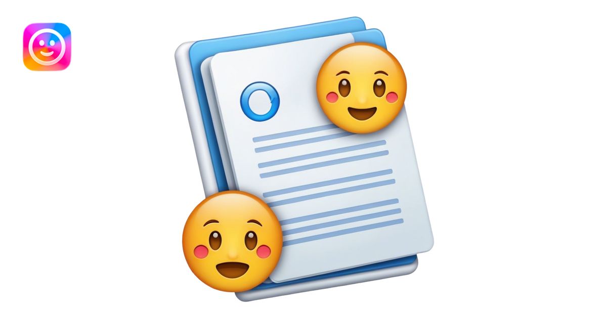 documents emoji | AI Emoji Generator
