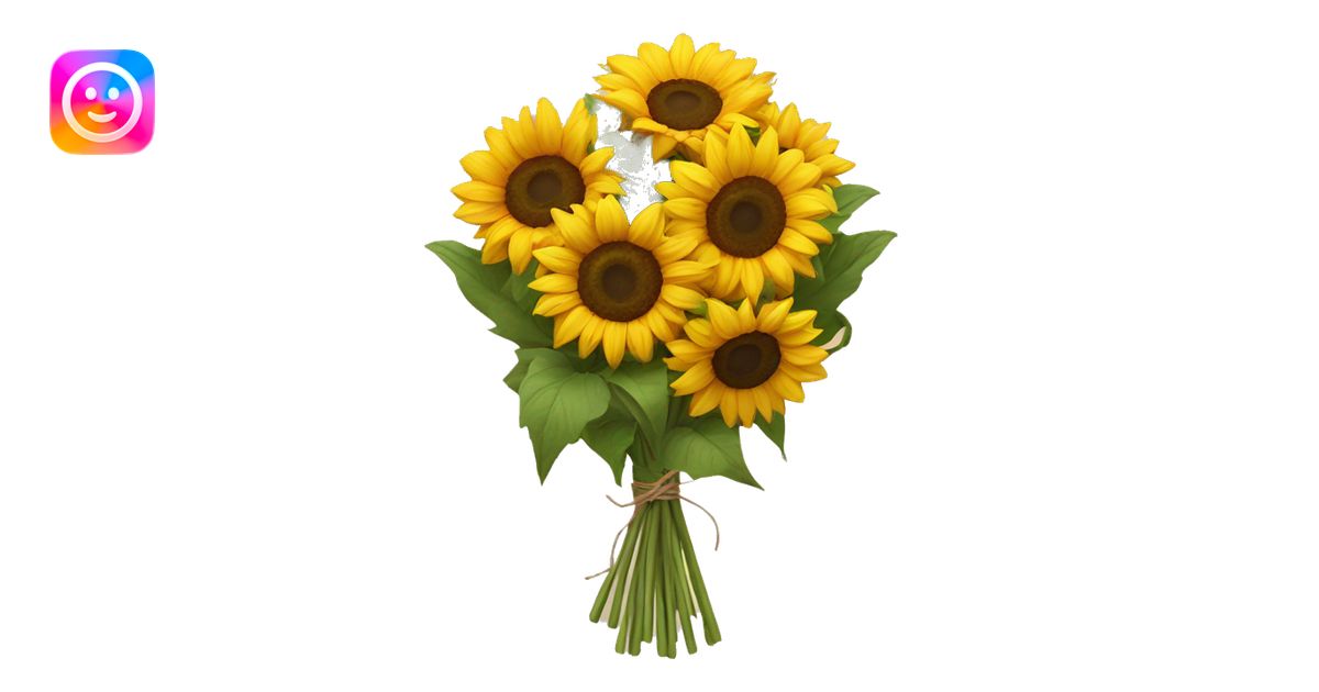 bouquet of sunflowers emoji | AI Emoji Generator