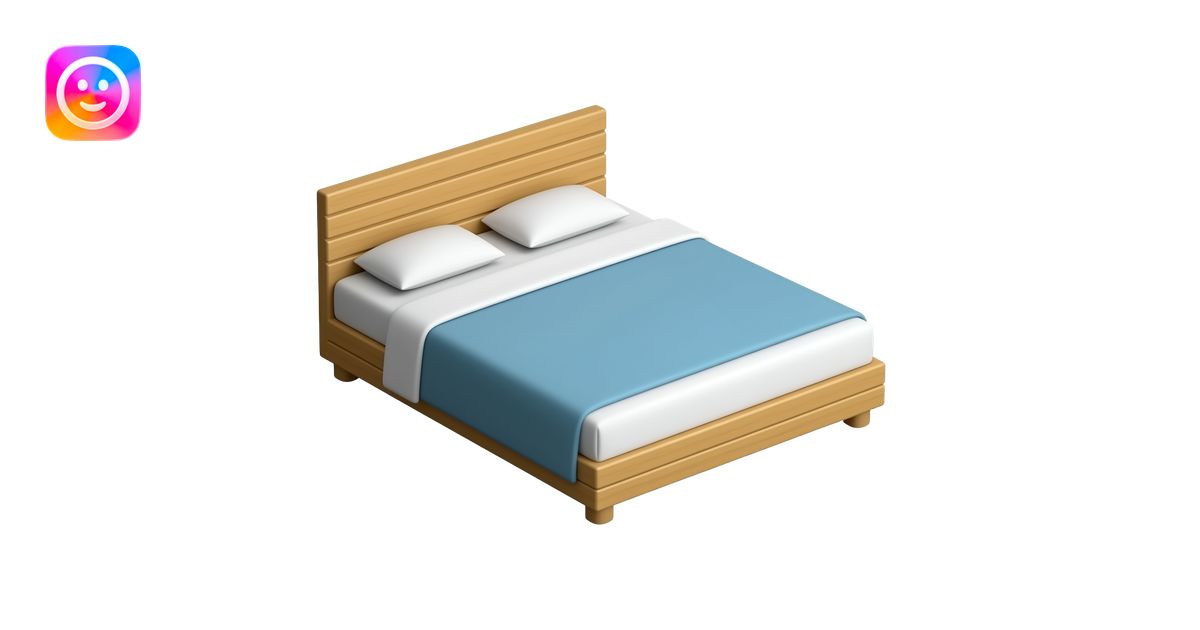 modern design bed emoji | AI Emoji Generator