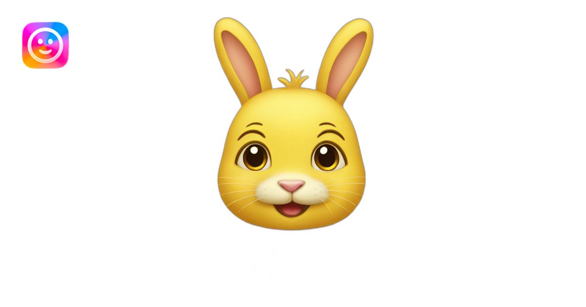 yellow bunny emoji | AI Emoji Generator