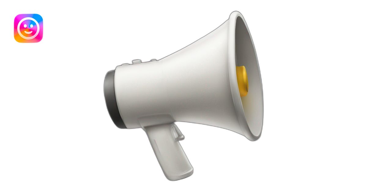 megaphone emoji | AI Emoji Generator