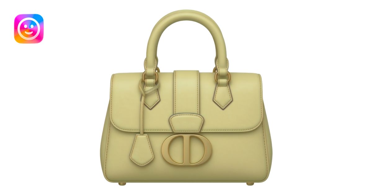 pastel yellow dior bag emoji | AI Emoji Generator