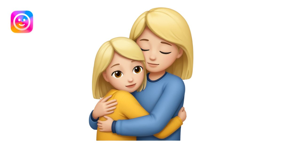 Hug emoji | AI Emoji Generator