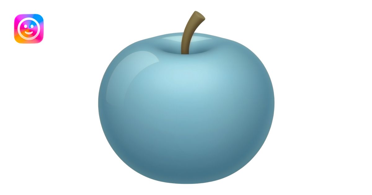 THE LIGHT BLUE FRUIT!! emoji | AI Emoji Generator