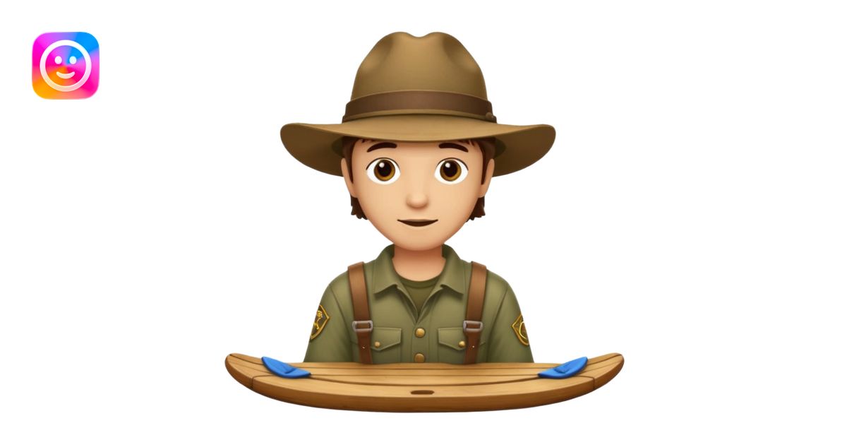 ranger on a raft emoji | AI Emoji Generator