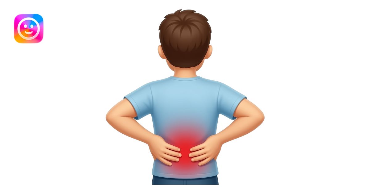 back pain emoji | AI Emoji Generator