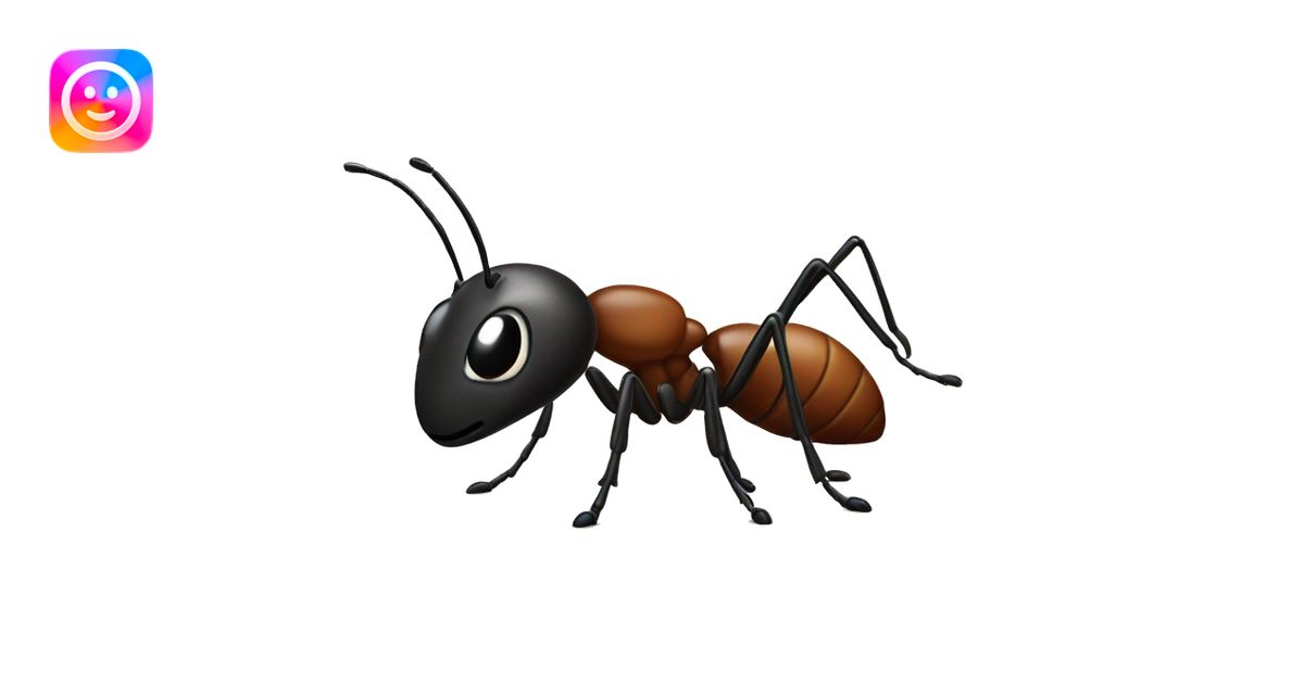 An athomic ant emoji | AI Emoji Generator