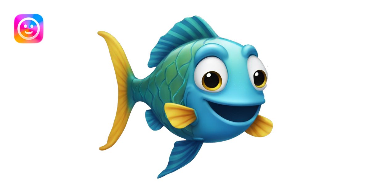 happy fish emoji | AI Emoji Generator