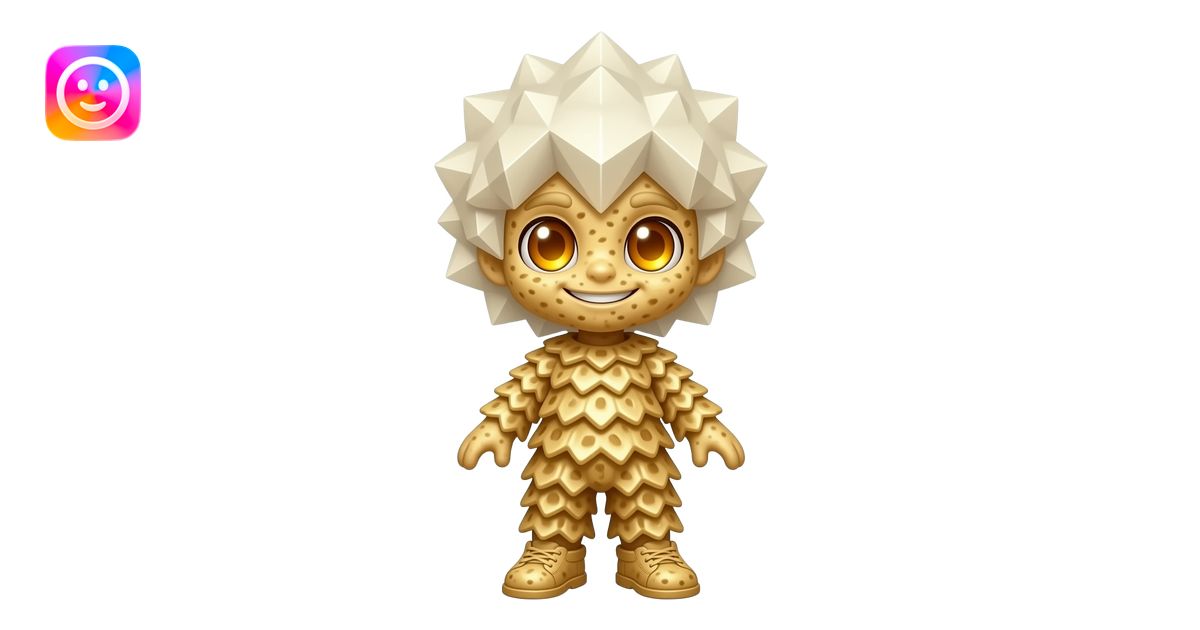 A full-body Rice Crispy Crystal entity with a big head, small body ...