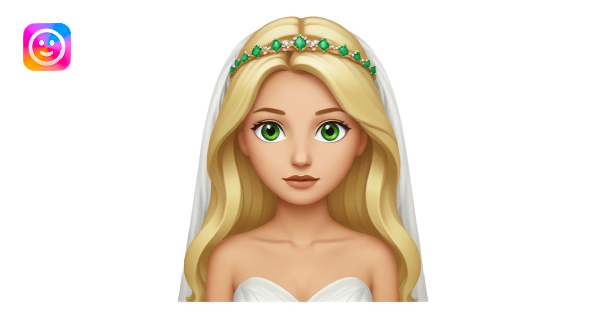 Fille cheuveux blond longt yeux vert maquiller robe de mariage Métisse ...