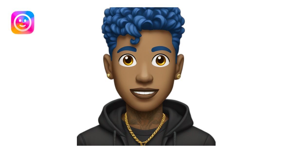 Blueface rapper emoji | AI Emoji Generator