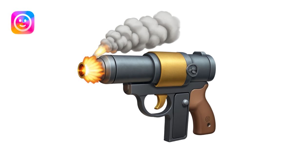 Gun firing emoji | AI Emoji Generator