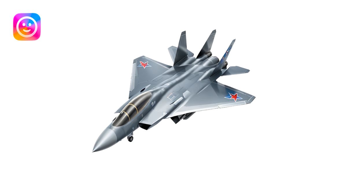 Sukhoi su-57 jet emoji | AI Emoji Generator