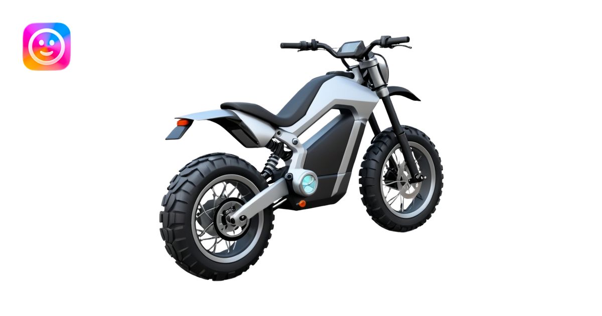 A electric motorcycle like a surron emoji | AI Emoji Generator