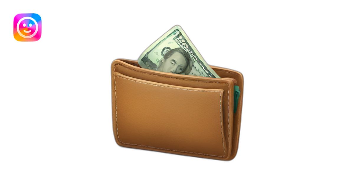 empty wallet with fly emoji | AI Emoji Generator