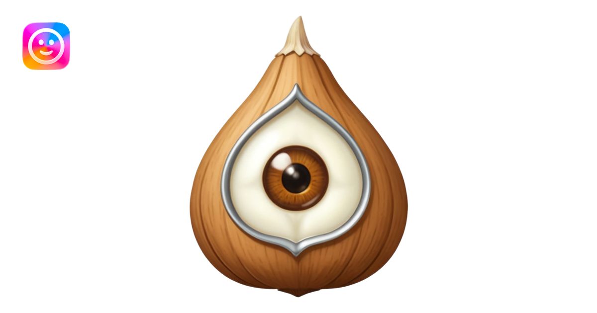 EYE KEY CHIN GARLIC emoji | AI Emoji Generator