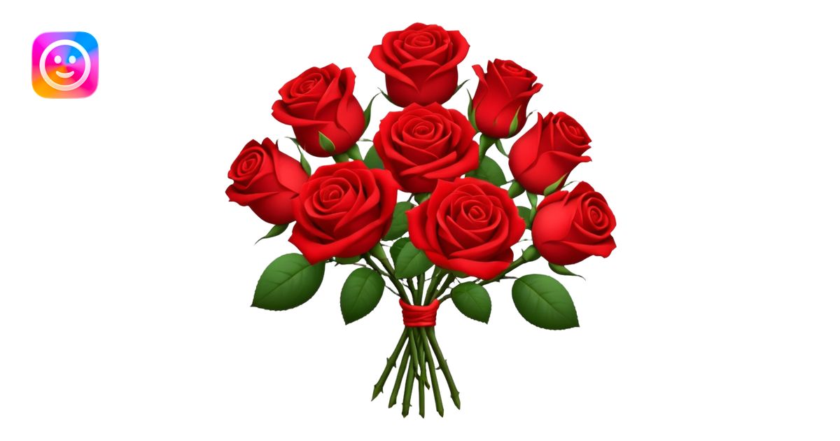 bouquet of roses emoji | AI Emoji Generator