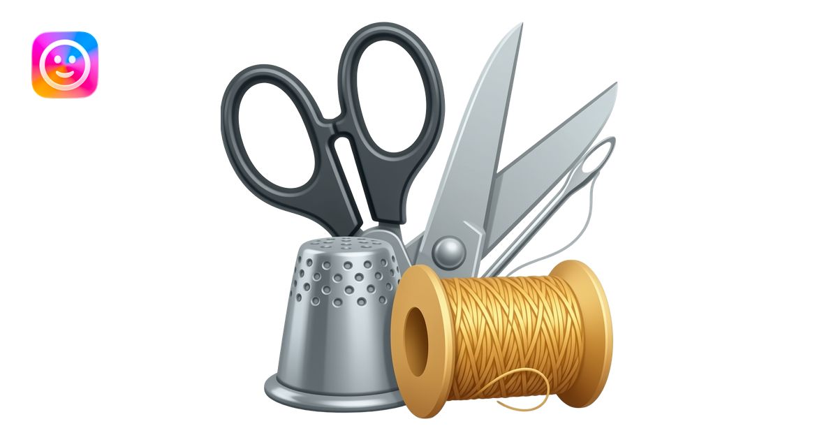 sewing Tools emoji | AI Emoji Generator