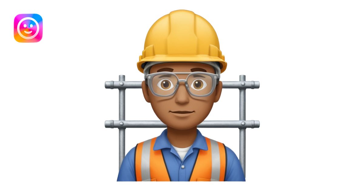 Scaffolder building scaffold emoji | AI Emoji Generator