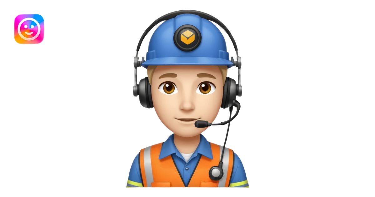 Dispatch department worker emoji | AI Emoji Generator
