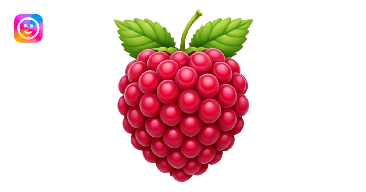 raspberry emoji emoji | AI Emoji Generator